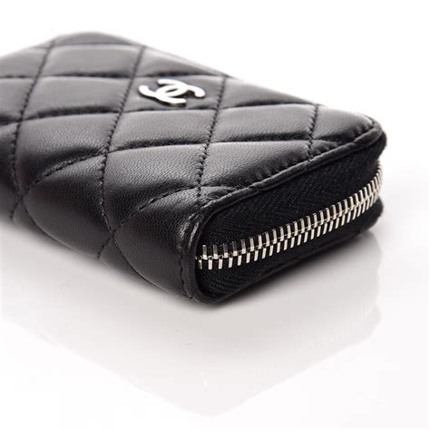 chanel zip coin purse.